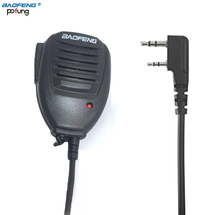 Удобный портативный двухсторонний Радио рация ptt Динамик Микрофон для Kenwood Quansheng