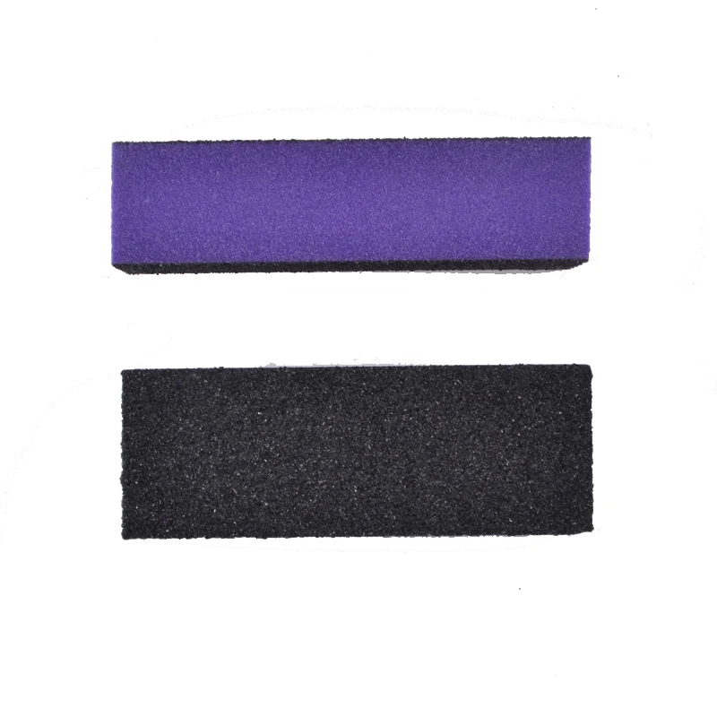 Полировочный блок для маникюра и педикюра 25 шт. пилка ногтей буфер фиолетовая