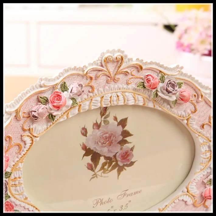 5 дюймов декоративная рамка розовая фоторамка для фото милое украшение стола