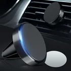 Магнитный автомобильный мини-держатель на вентиляционное отверстие, мобильный телефон для iPhone Samsung, магнитный держатель для телефона Xiaomi Pocophone F1 Huawei