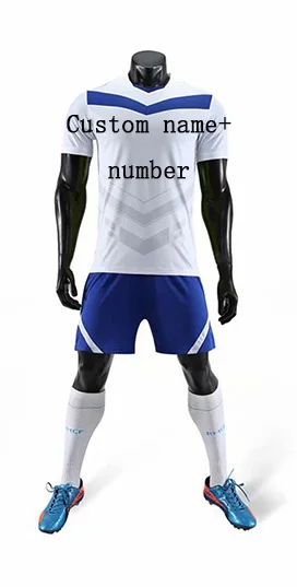 Custom name number Новинка, высокое качество, детские футбольные майки, наборы Survete, мужские футбольные комплекты, для взрослых, мужчин, детей, Futbol, тренировочная дешевая униформа, наборы DIY - Цвет: Custom name number