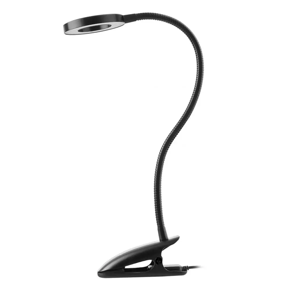 60 LED Desk Light Lamp Clip on Table Reading Computer PC Smart Touch Dimmable 360 Adjustment for Bedroom Office | Лампы и освещение