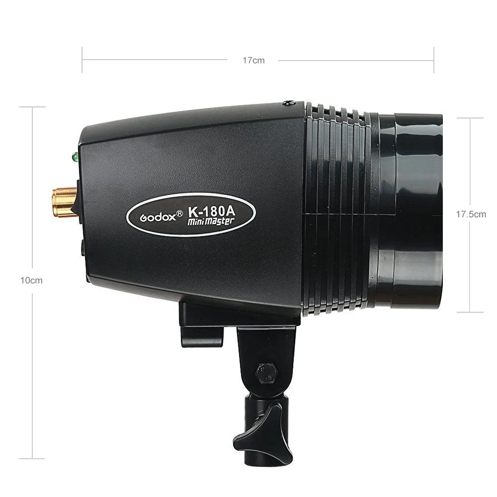 GODOX K-180A Master 180 Вт студийный стробоскопический светильник для видеосъемки, компактный светильник для портретной фотосъемки