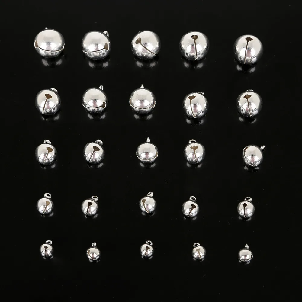 20 100 шт. свободные бусины для новогодней ёлки 6 14 мм|diy craft|colored jingle bellsloose beads |