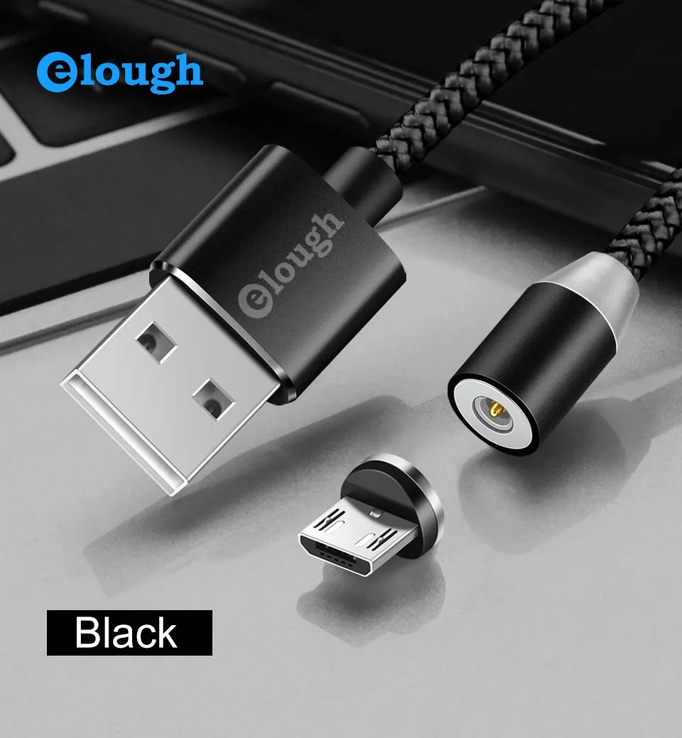 Магнитный зарядный магнитный кабель micro usb тип с для зарядного устройства iphone Elough для зарядного устройства iPhone кабел