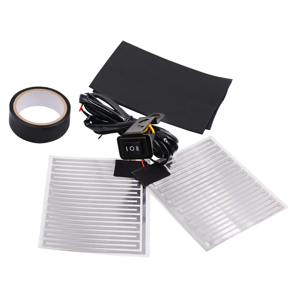 Новые электрические перчатки зимние мотоциклетные ручки руль с подогревом набор