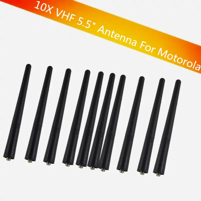 10X VHF 5 &quotантенна для Motorola двухсторонняя радиосвязь GP340 GP350 GP360 GP380 GP640 GP680 HT1250 HT750 HT1550