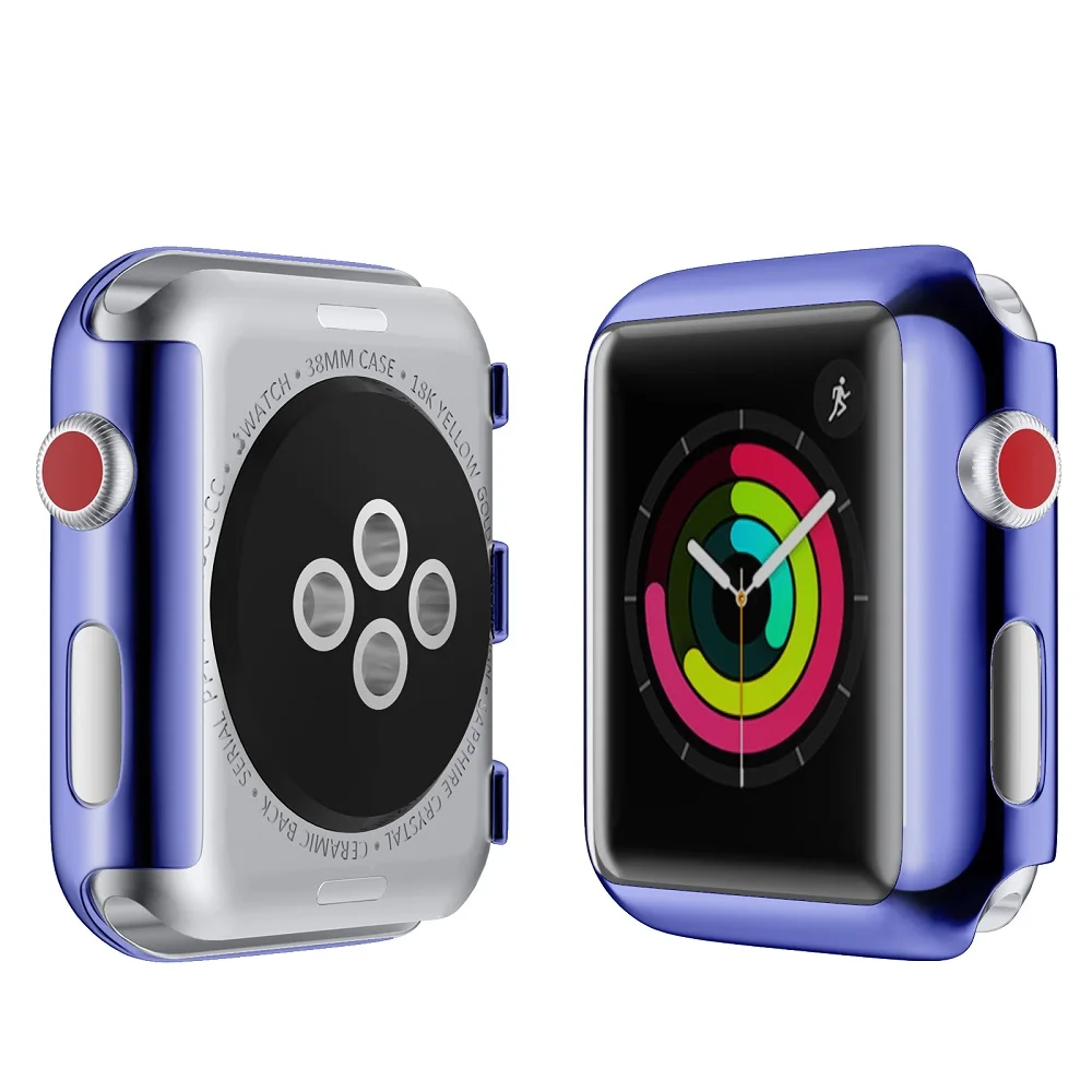 Чехол MNWT для Apple Watch Series 3 ультра-тонкий ПК Жесткий Корпус 38 мм/42 мм крышка рамка