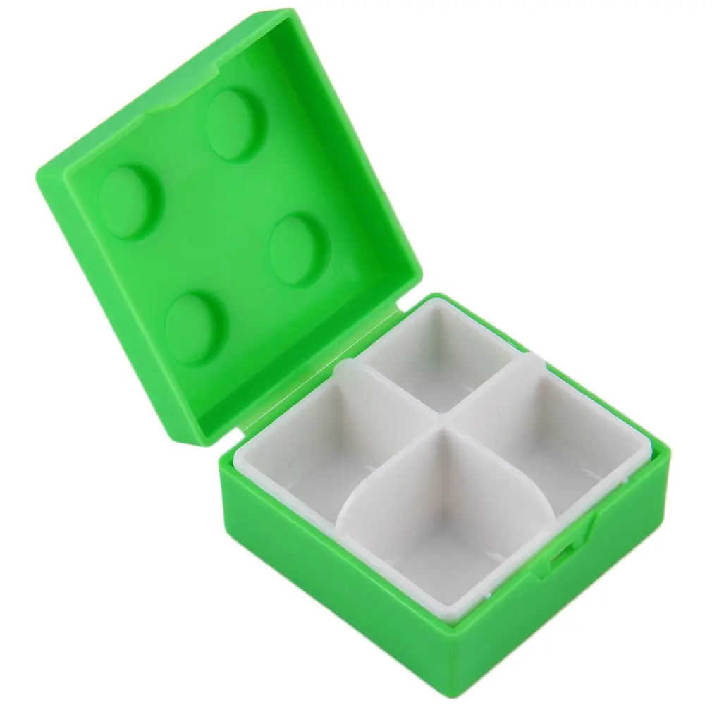 Макияжа Органайзер контейнер для хранения косметики 4 сетки таблетки коробочка