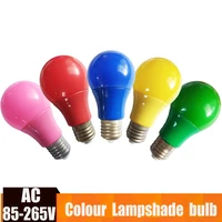 e27 colorful globe light bulb led bar light 5w 7w 9w red blue green yellow pink lampara led bombillas for bar ktv party lighting