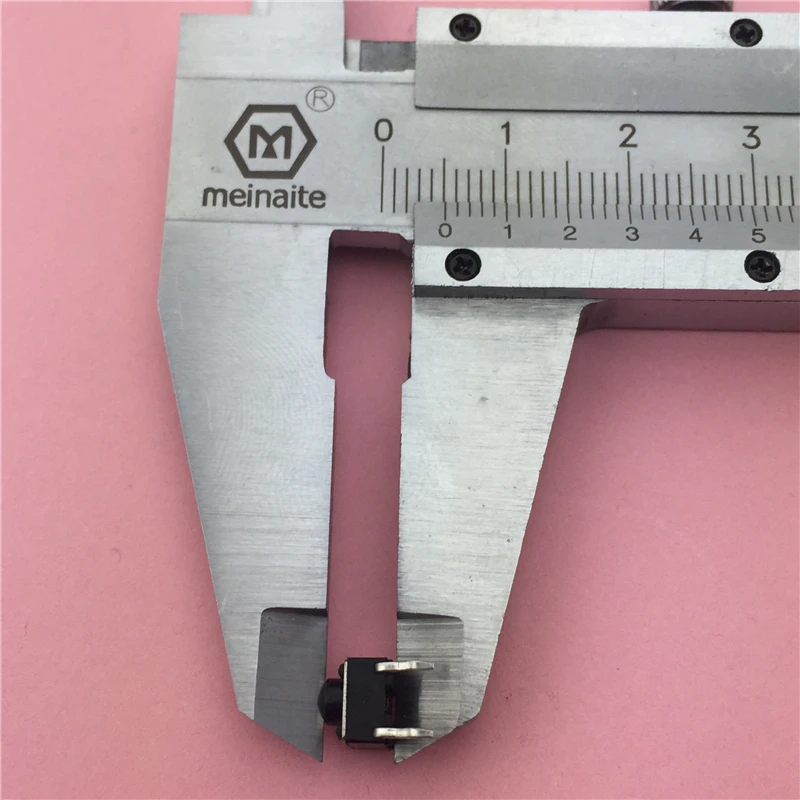 50 шт./лот 6x6x5 мм 4PIN G90 тактильная тактовая кнопка микропереключатель прямой самосброс DIP Top Медь Россия