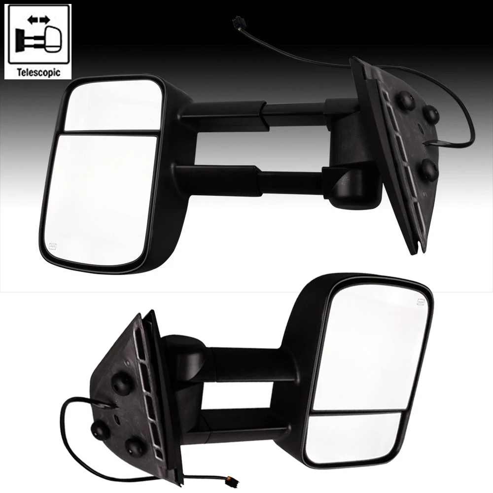 Боковые зеркала заднего вида с подогревом черный буксировочный комплект LH и RH