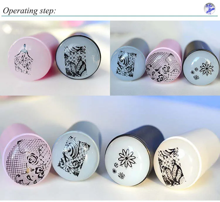 1 комплект матовое уплотнение ручки + скребок силиконовая головка для ногтей