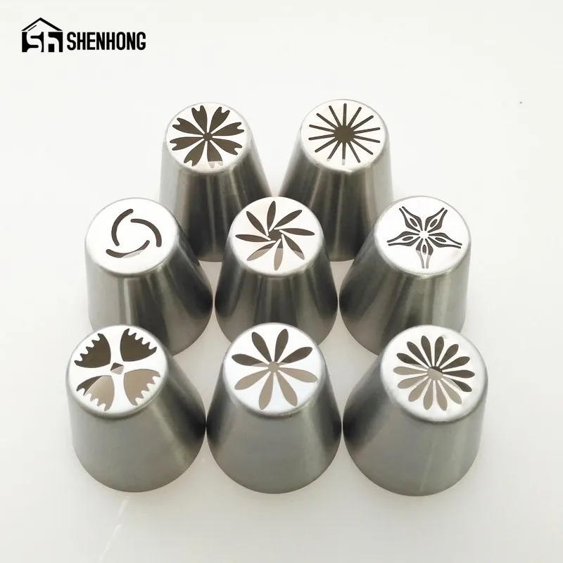 9 шт. насадки из нержавеющей стали для украшения тортов | Дом и сад