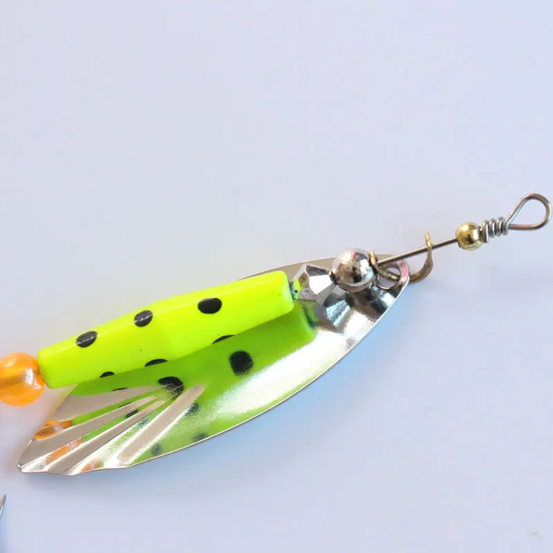 Рыболовная приманка Спиннер 5 шт. 6 7cm10g для рыбалки металлические бионические