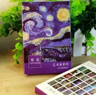 60 шт.лот Серия художников-почтовые открытки с картиной маслом почтовые открытки с картиной Ван Гога маслом подарок канцелярские товары поздравительная открытка