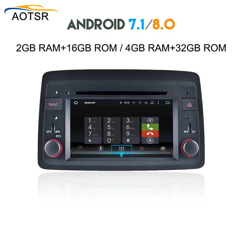 4G Ram Android 8,0 автомобильный стерео dvd головное устройство для Fiat panda 2004+ Автомобильный мультимедийный плеер автоматическое радио GPS навигация Восьмиядерный BT