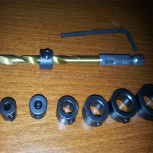 Сверло с шестигранным гаечным ключом, 7 шт., 3-12 мм