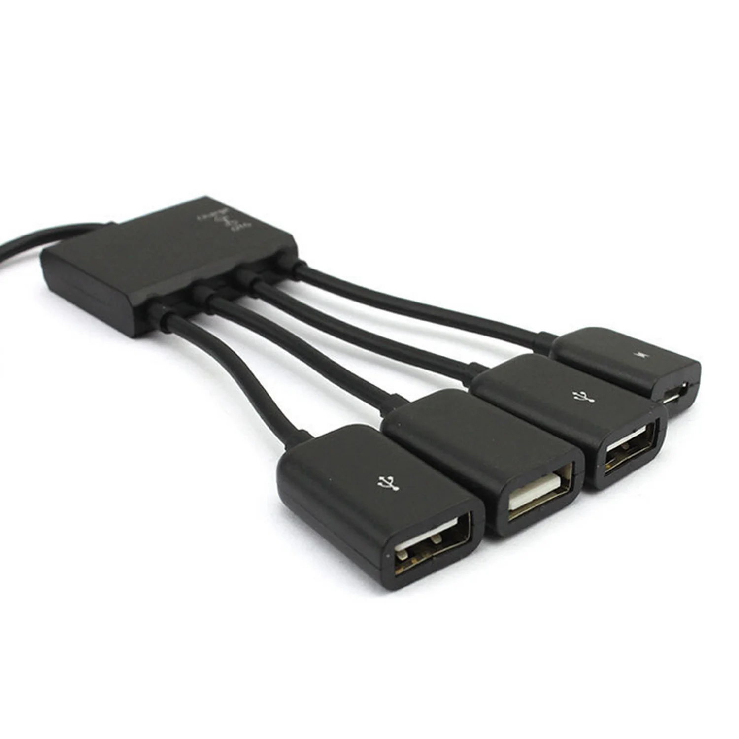 4 в 1 микро USB OTG Мощный многофункциональный мужской и женский концентратор