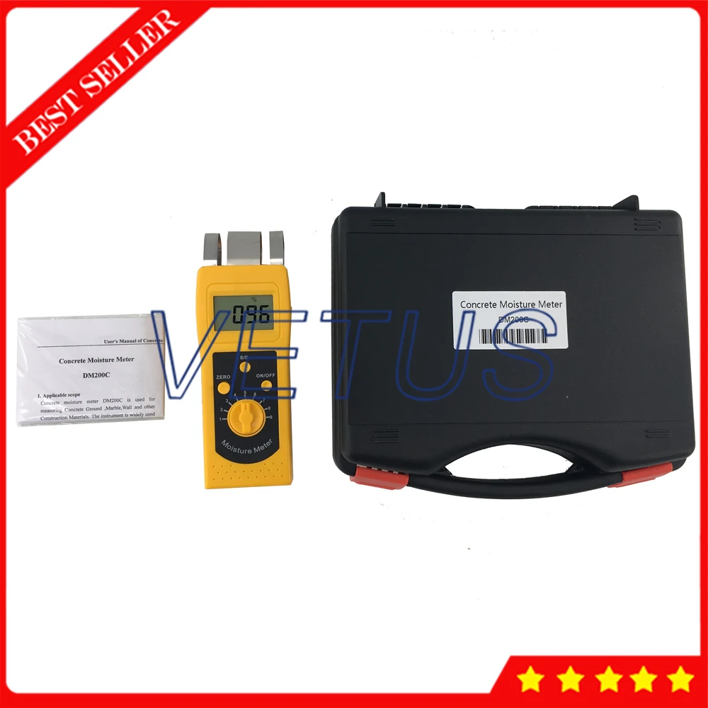 DM200C цифровой дисплей измеритель влажности бетона для стекла цемента и кирпича