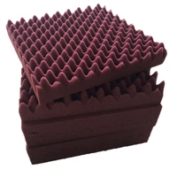 wave acoustic insulaition foam sound absorption treatment wedge burgundy free shipping by epacket can be also to frukauca