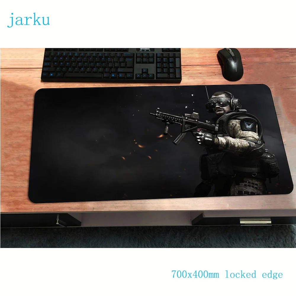 Игровой коврик для мыши warface 700x400x2 мм ноутбука игровой с заблокированными краями