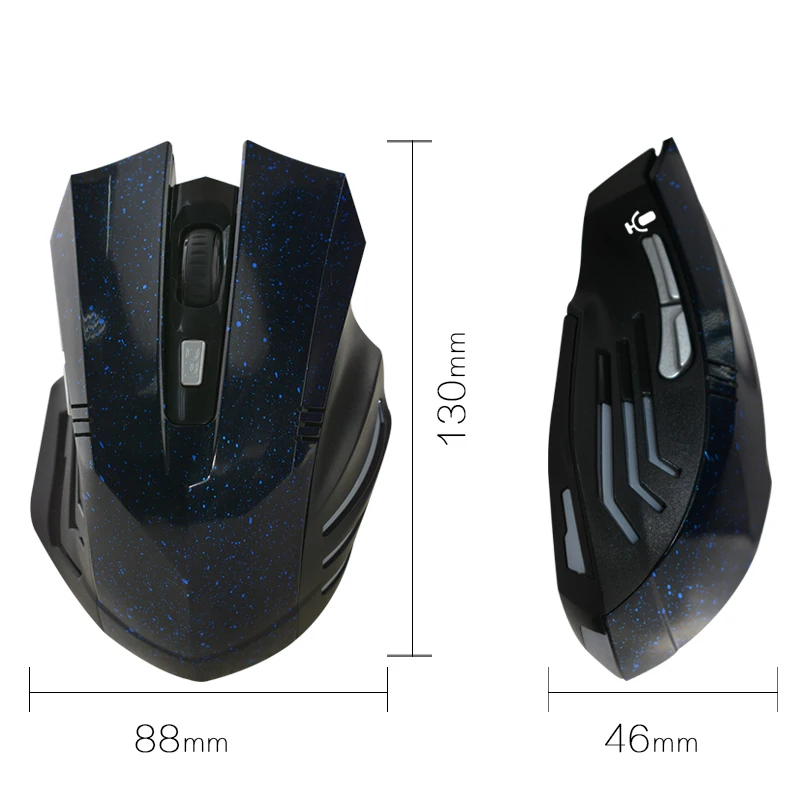 USB 2 4 Ghz 1600 DPI draadloze Optische gaming muis voor компьютерный ноутбук 6 knoppen anti vingerafdruk muizen|pc mice|wireless