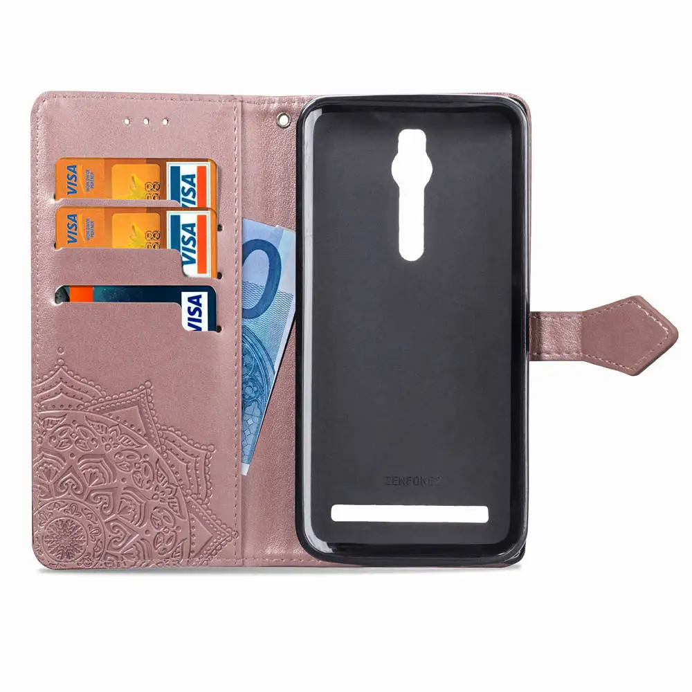 Чехол-раскладушка кожаный бумажник чехол для Asus Zenfone 2 Laser ZE550KL ZE551KL 5 Lite 5Q ZC600KL 5Z ZS620KL ZE620KL ZE 550KL 551KL