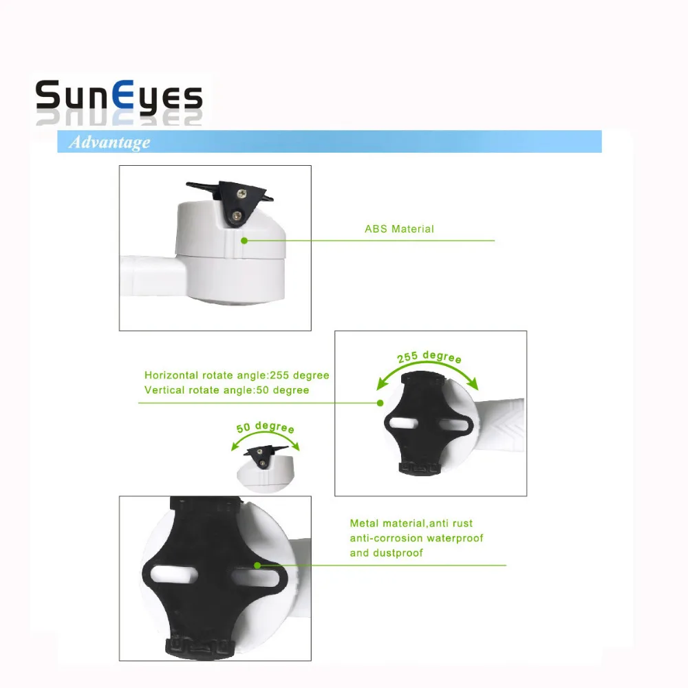SunEyes SA0003R скобка PTZ комплект для CCTV и ip камеры с пультом дистанционного управления