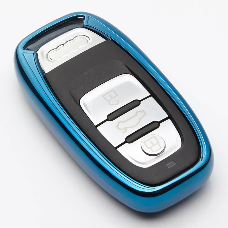 KUKAKEY ТПУ чехол для автомобильного ключа Audi A4 S4 B7 B8 A6 A5 A7 A8 Q5 S5 S6 Q7 дистанционный флип