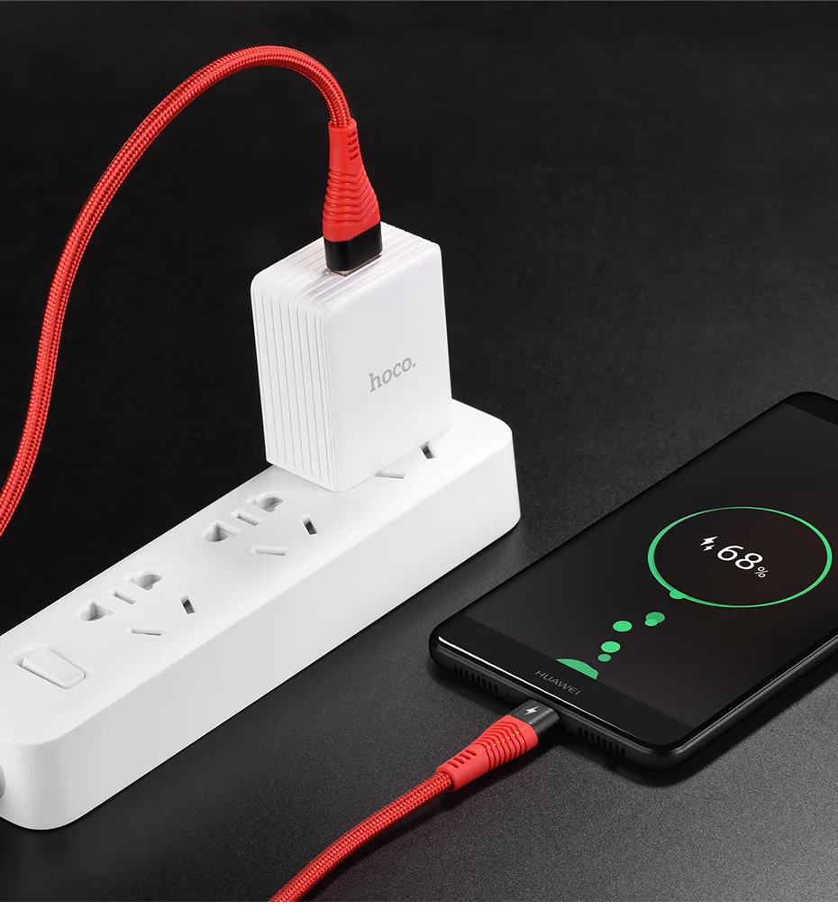 HOCO 5A USB C кабель Supercharge usb type C кабель для huawei mate 20 P30 P20 Pro Lite быстрое зарядное устройство кабель для samsung S10 S9