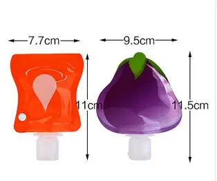 6 шт./компл. портативная Косметическая косметичка для путешествий пустая