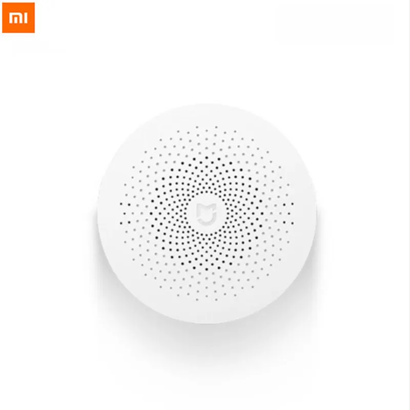 Xiaomi Mijia Многофункциональный шлюз 2 хаб сигнализация интеллектуальная онлайн радио ночной Светильник Bell умный дом концентратор