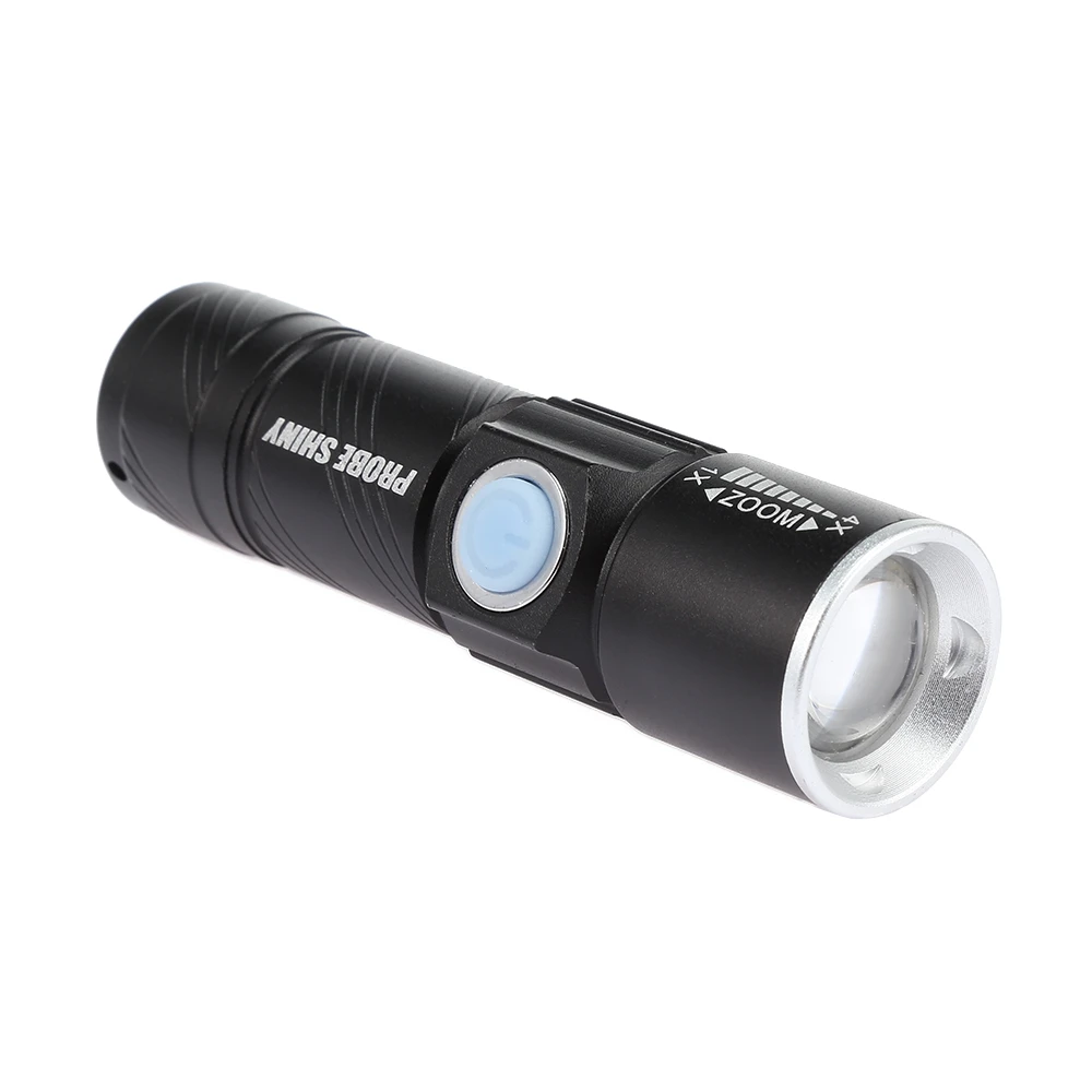 Мини USB Перезаряжаемый фонарик! Регулируемый фокус! Zсветодио дный OOM