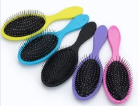 1pc detangling hair brush detangler hairbrush scalp massager straight curly wet hair comb