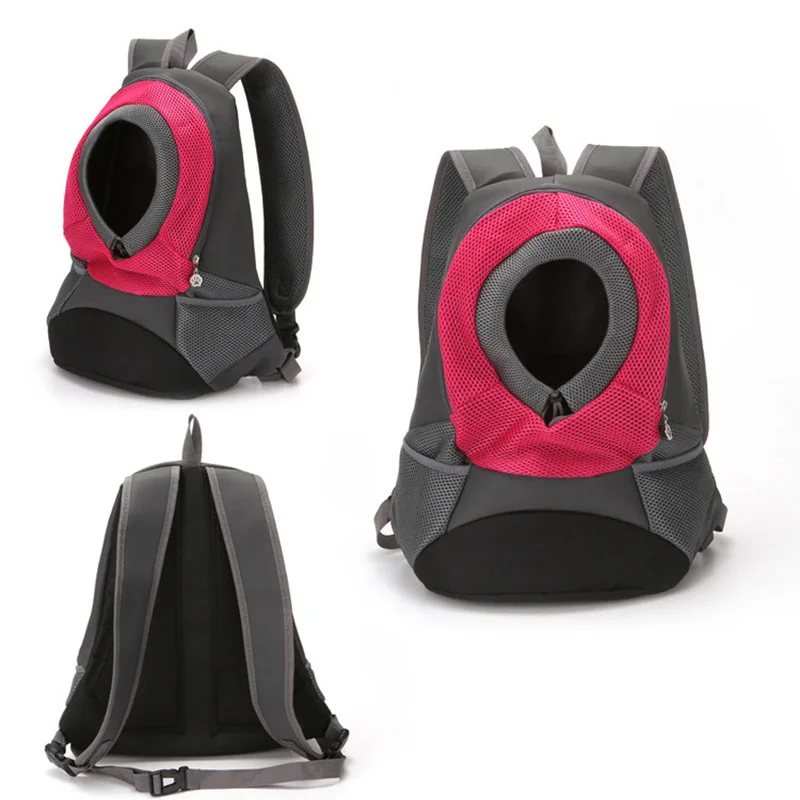 Воздухопроницаемый рюкзак для кошек портативный нагрудный собак сетчатые