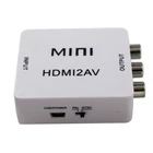 Адаптер AV Scaler HD, конвертер HDMI RCA AVCVSB LR видео 1080P HDMI2AV