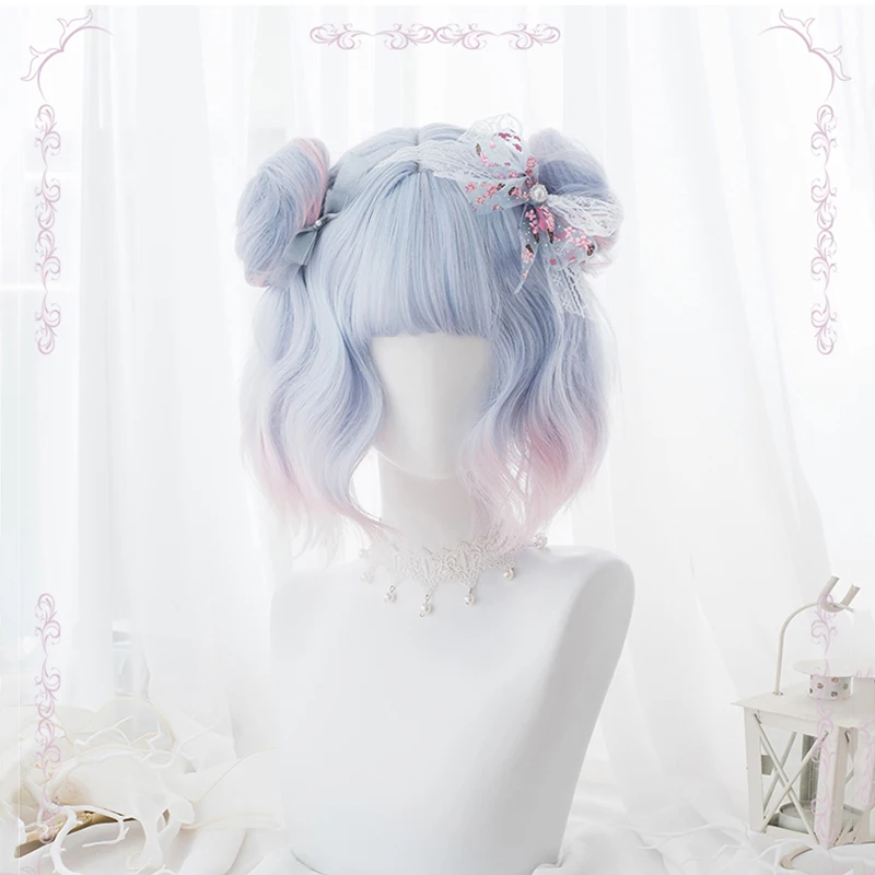 

Women Lolita Wig Kawaii Cosplay Wig Heat Resistant Synthetic Wig Halloween Carnival Party Cosplay Girls Hair Wigs