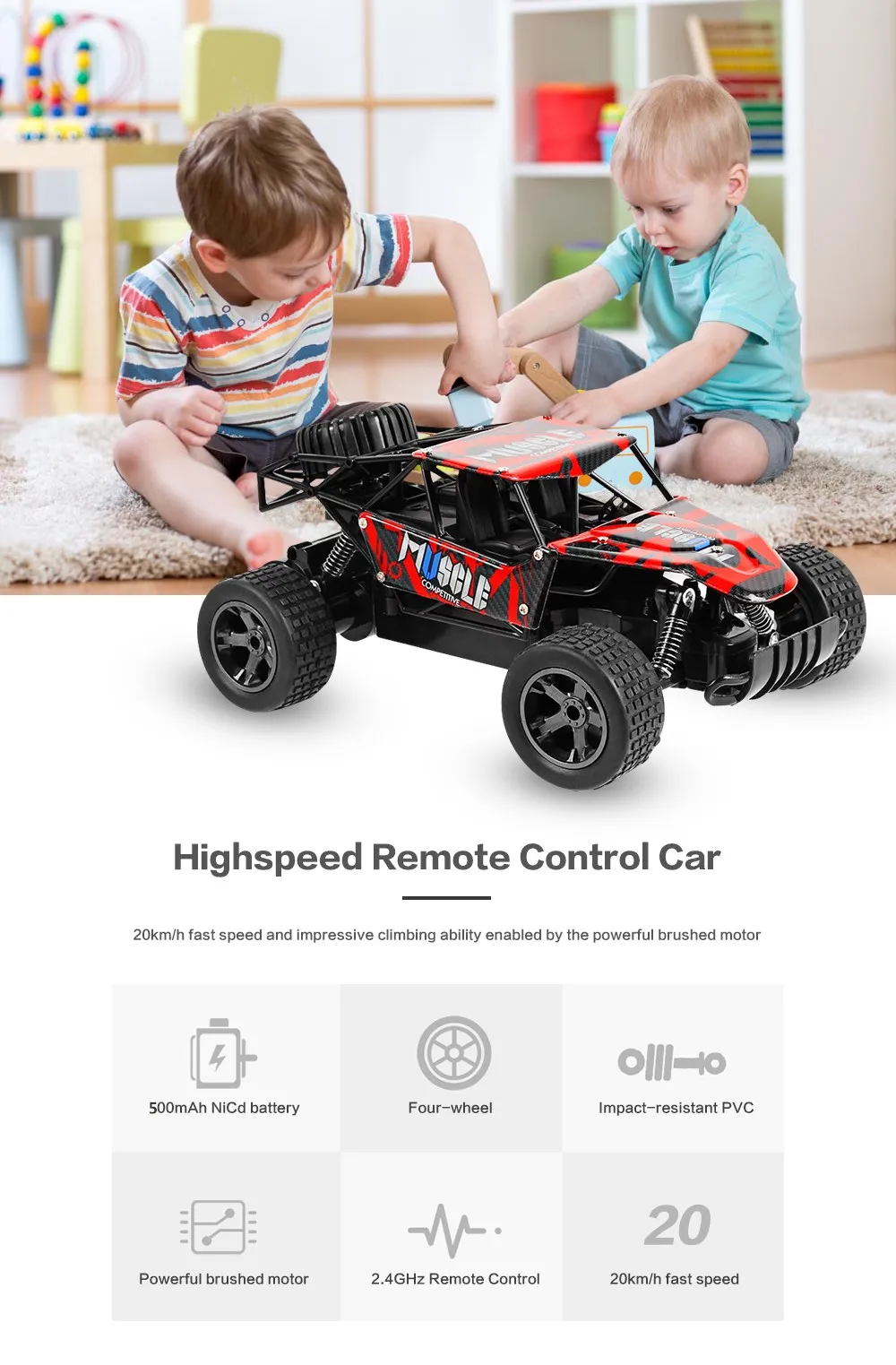 Высокая Скорость RC автомобили 2,4 ГГц 1:18 RC автомобиль RTR амортизатор ПВХ оболочка Внедорожный гоночный автомобиль багги электронный пульт дистанционного управления автомобиль игрушка
