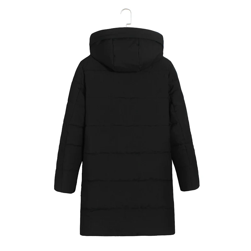 10XL 8XL 6XL Мужская зимняя длинная куртка Толстая с хлопковой подкладкой парка