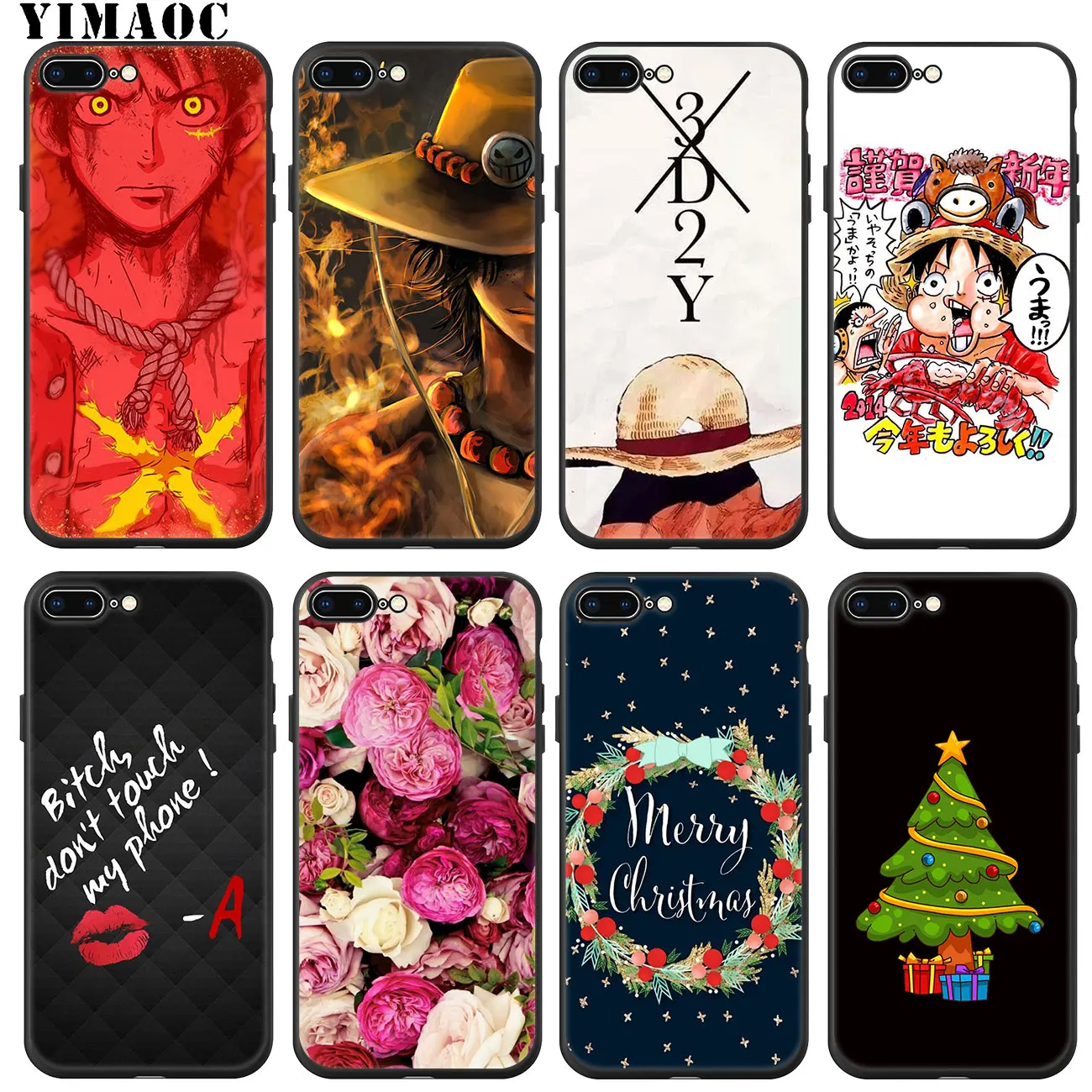 Мягкий силиконовый чехол YIMAOC One Piece Luffy для iPhone 11 Pro XS Max XR X 6 6S 7 8 Plus 5 5S SE 10 из ТПУ с