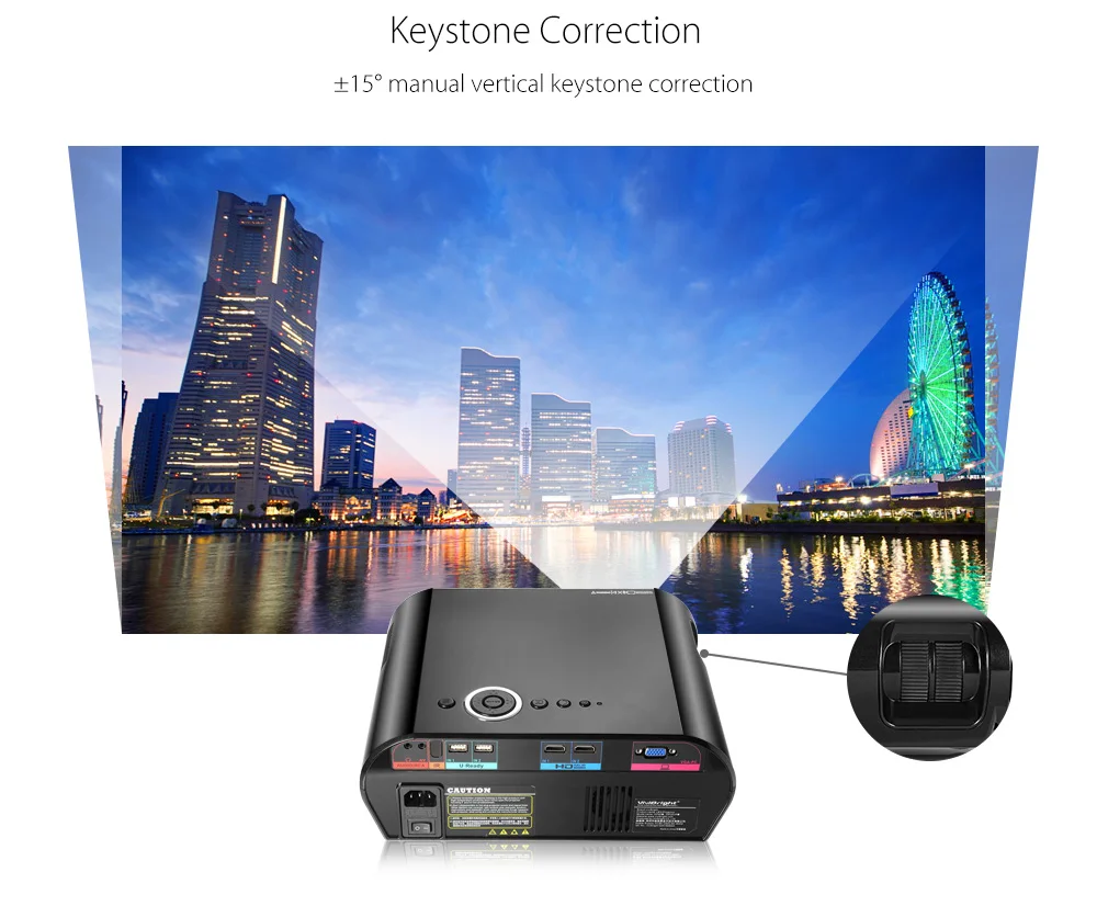 ViViBRiGHt GP90 1280x800 ЖК-проектор умный проектор на Android кинотеатр домашний кинотеатр 3200 люмен Full HD 1080P HDMI VGA Wifi