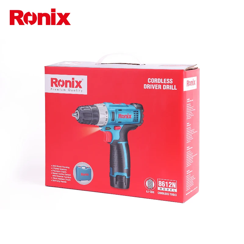 Ronix 12В Беспроводная отвертка бесщеточная дрель Модель 8612N | Инструменты
