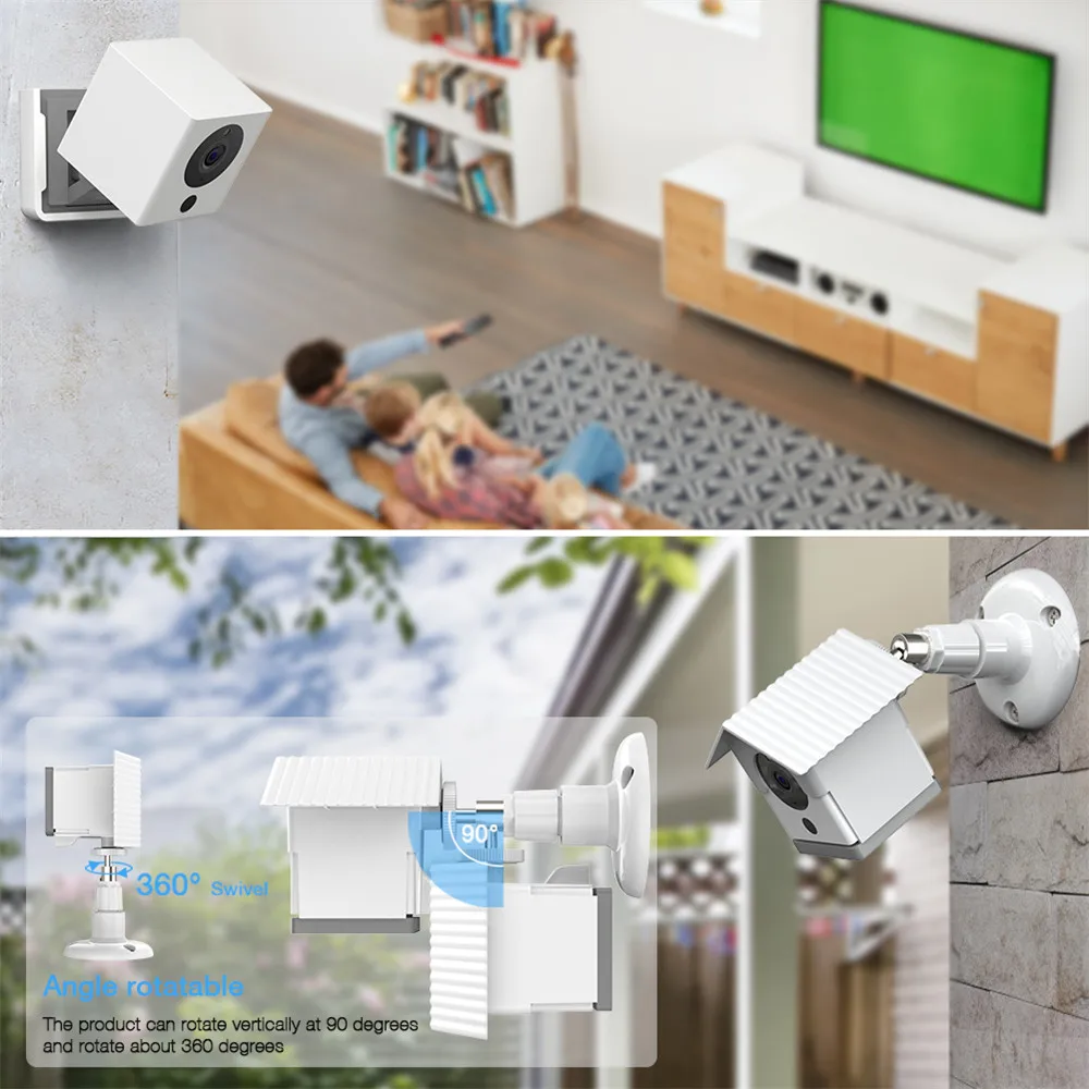 Водонепроницаемый настенный держатель для Wyze Cam/Mijia Xiaofang/Neos SmartCam поворотный