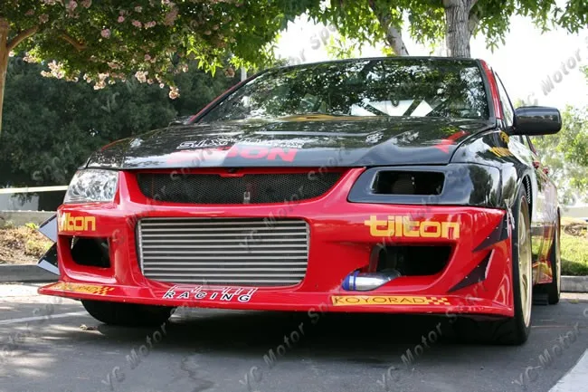 Передняя воздухозаборная фара из углеродного волокна LHS &amp RHS для 2001-2007 Evolution 7-9 EVO 7