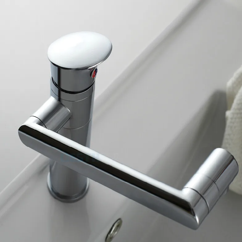 Смеситель для раковины в ванную комнату кран на раковину Lucky cat вращающийся 360