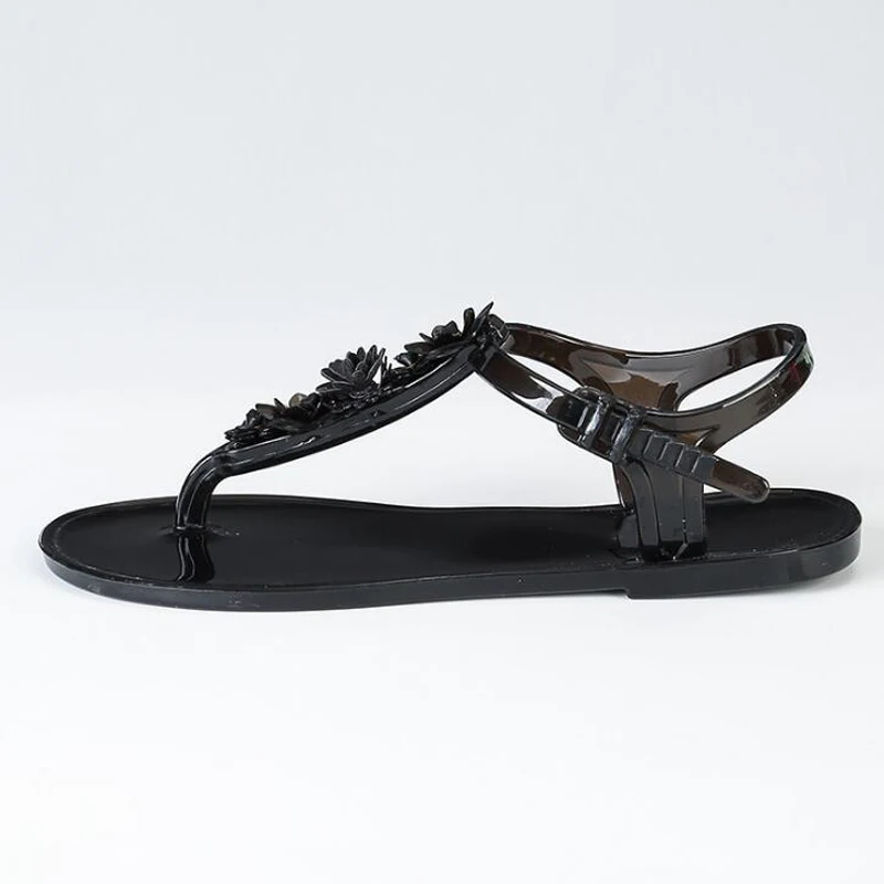 Прямая поставка сандалии сезон лето босоножки на плоской подошве с цветочным