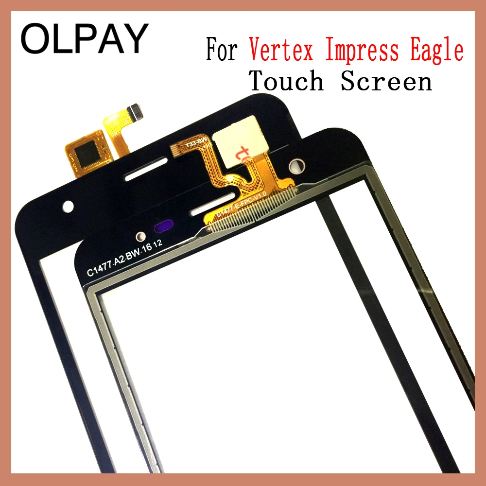 OLPAY 5,0 ''Новинка для Vertex Impress Eagle 3g сенсорный экран стекло дигитайзер панель объектив сенсор Бесплатный клей и салфетки