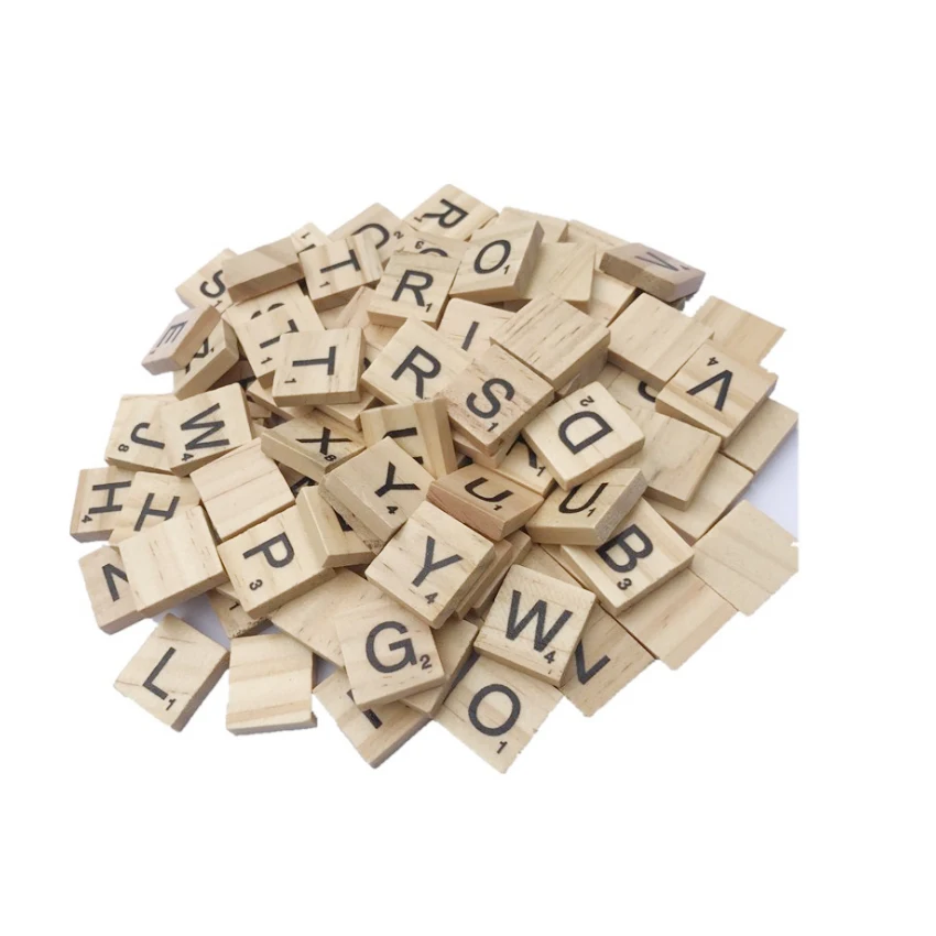 500 шт./лот пазл с английскими буквами квадрат для обучения грамотности Детское