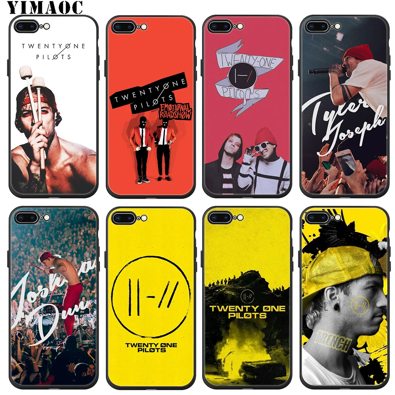 YIMAOC twenty one pilots Trench Мягкий силиконовый чехол для телефона для iPhone 11 Pro XS Max XR X 6 6S 7 8 Plus 5 5S SE 10 TPU черный чехол
